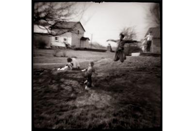 Nancy Rexroth (b.  1946), United States, Boys Flying, Amesville, Ohio, 1976, gelatin silver print© The 1988 Rexroth Family Trust