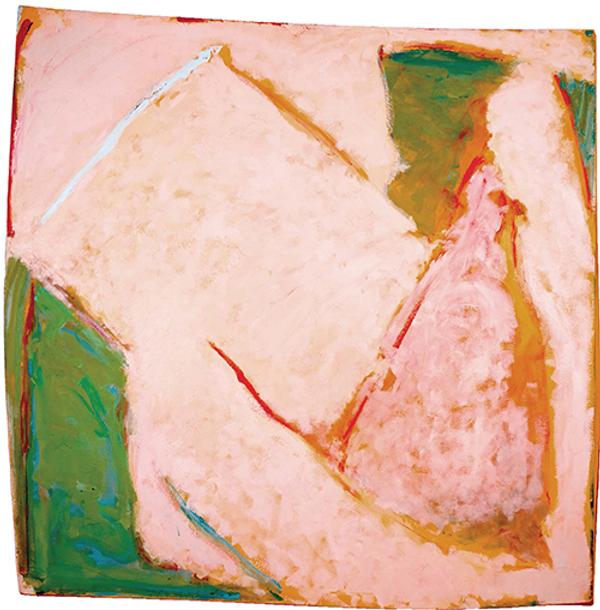 Richards Ruben, Innuendo, 1987, oil on canvas, 62" x 62"