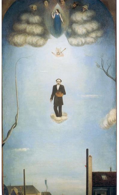 Douanier Rousseau Ascending to Glory and Reaching Posterity, 1926