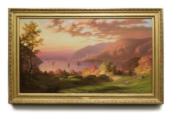 View of the Hudson River From West Point, Robert Weir, 1869, oil on canvas