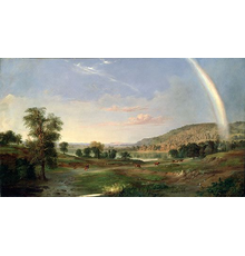 Landscape with Rainbow by Robert S.  Duncanson