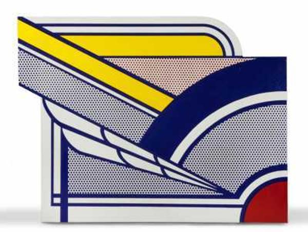 This porcelain enamel on steel artwork by the noted pop artist Roy Lichtenstein (Am., 1923-1997), titled Modern Painting in Porcelain, sold for $189,750 on March 19th at Cottone Auctions.