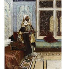 Rudolf Ernst (Austrian, 1854-1932), The Palace Guard (Awaiting an audience), oil on panel (estimate: $200,000-300,000)