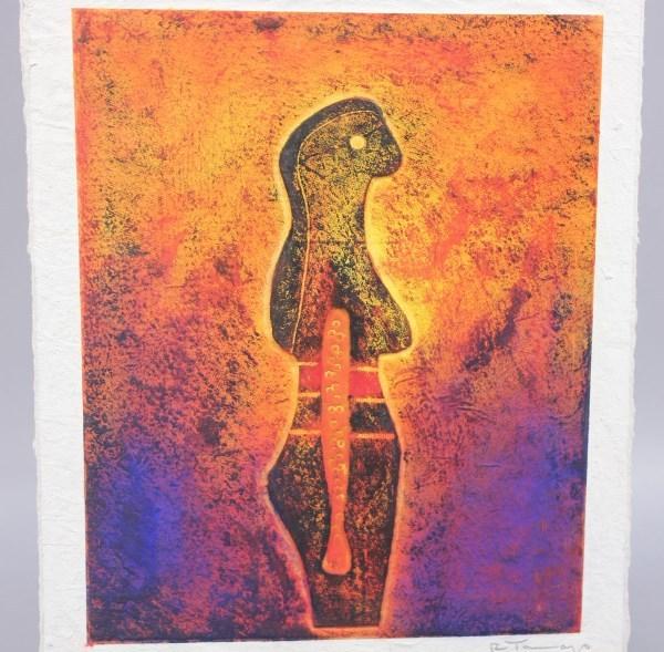 This artist;s proof mixograph by the renowned Mexican artist Rufino Tamayo (1889-1991) will be sold online, without reserve, at www.AuctionbyMayo.com.