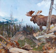 Carl Rungius (1869–1959), Alaskan Wilderness, oil on canvas, 40 1/4 x 50 1/4 in, Estimate: $400,000–$600,000