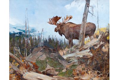 Carl Rungius (1869–1959), Alaskan Wilderness, oil on canvas, 40 1/4 x 50 1/4 in, Estimate: $400,000–$600,000