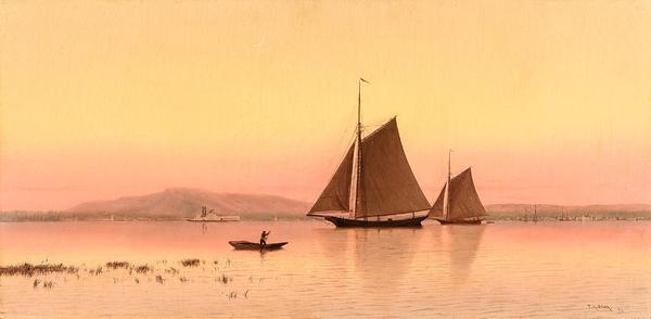 Francis Augustus Silva, River Scene, 1873