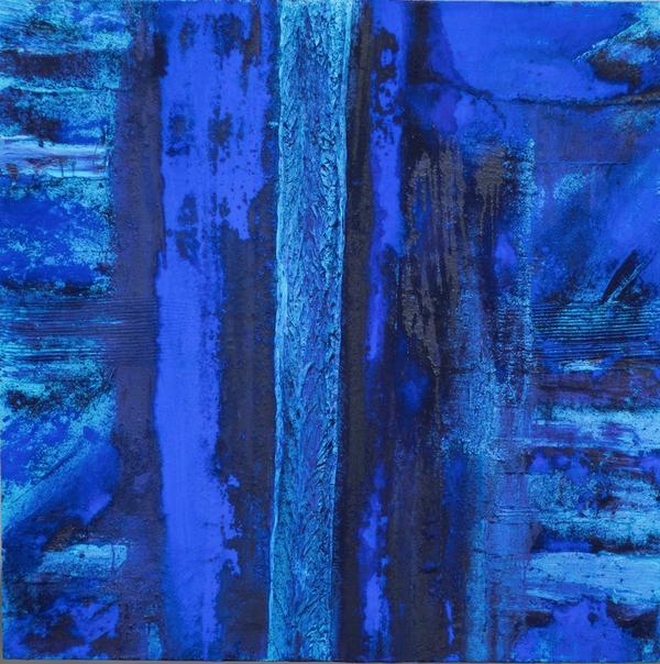 Lo Giudice Eden Blu, 2018 140x140cm 