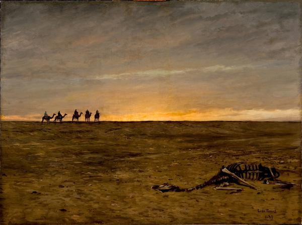 The Wreck, c.  1880.  Oil on canvas by Lockwood de Forest, 1850–1932, 36” x 48" (2010-007)