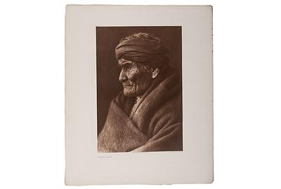 Edward Curtis North American Indians Portfolio Volume 1: The Apache.  The Jicarillas.  The Navaho.  Sold for $28,200.00