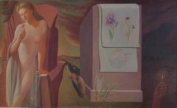 Helen Lundeberg (1908-1999), The Evanescent, 1941-1944 From the collection of Harry and Miriam Carmean ©The Feitelson/Lundeberg Art Foundation 