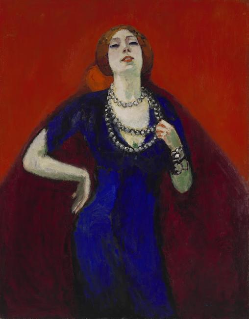 © Kees van Dongen, The blue dress, 1911, Van Gogh Museum.