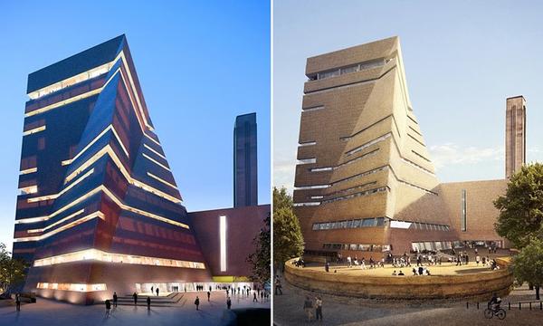 Renderings of the new Tate Modern