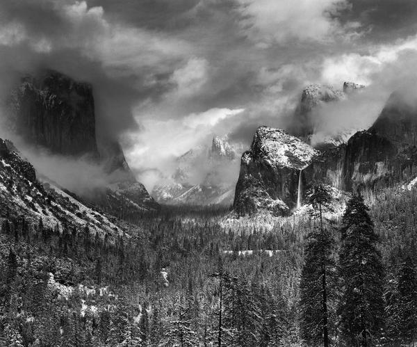 Ansel Adams, Clearing Winter Storm, Yosemite National Park