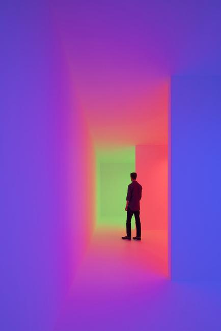 Carlos Cruz-Diez, "Chromosaturation," 1965/2017, mixed media (Palm Springs Art Museum)