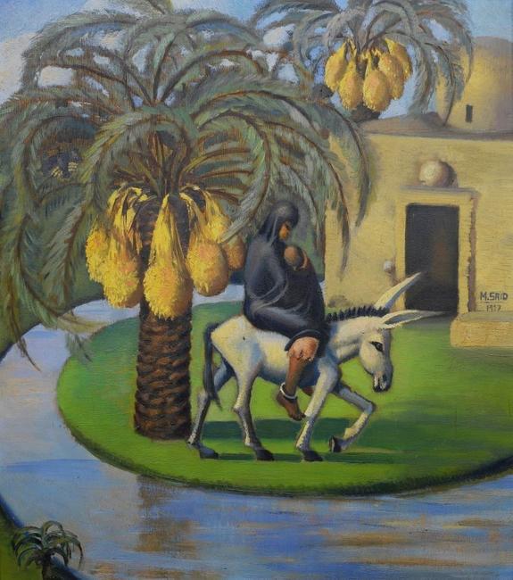 Mahmoud Said (Egypt, 1897-1964) L'île Heureuse