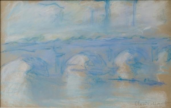 Claude Monet (1840-1926) ‘Waterloo Bridge’, pastel on paper, 1901