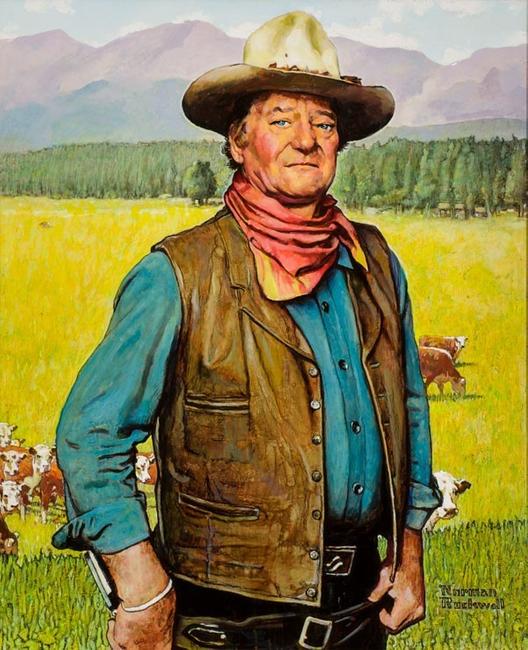 Norman Rockwell, John Wayne; Estimate $1,000,000-1,500,000