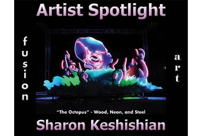 Sharon Keshishian - Artist Spotlight Solo Art Exhibition - October 2020 www.fusionartps.com