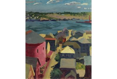 John Sloan, Sun Look Across Harbor, Gloucester