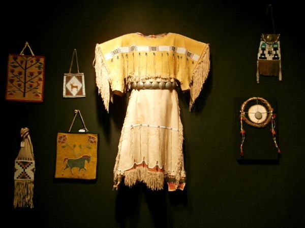 Turn of the Century Cheyenne Child's Dress, with German Silver Concha Belt, So.  Plains