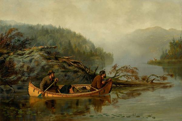 Arthur F.  Tait (1819–1905), A Slight Chance, 1883, oil on canvas, 20 x 30 in, Estimate: $400,000–$600,000