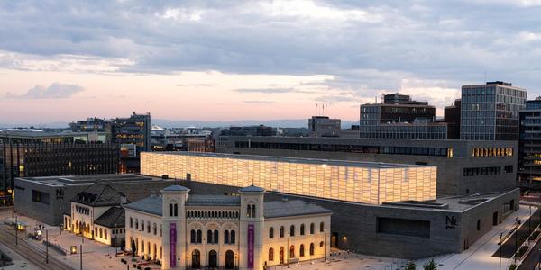 The National Museum exterior with Light Hall, Oslo.  Photo by Børre Høstland