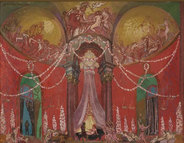 The Palace of the Queen of Voluptuousness by Maurice Denis (1870-1943)