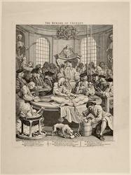 William Hogarth, British, The Reward of Cruelty, from The Four Stages of Cruelty, 1751.  Etching and engraving.  Fogg Museum/Gray Collection of Engravings Fund, G9035.