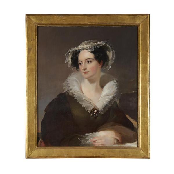 Thomas Sully (1783-1872) Jane Duval Leiper (1796-1866).  One of pair.