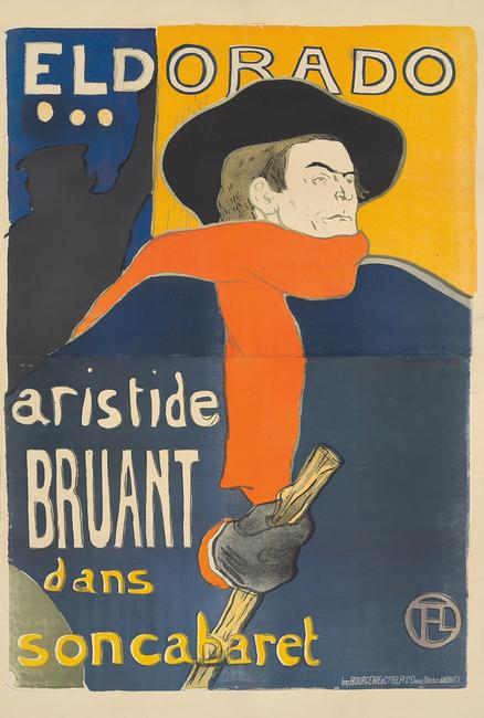 The great mythologizer of Montmartre, Henri de Toulouse-Lautrec, maintained his appeal to bidders.  His 1894 Eldorado / Aristide Bruant changed hands for $78,000.