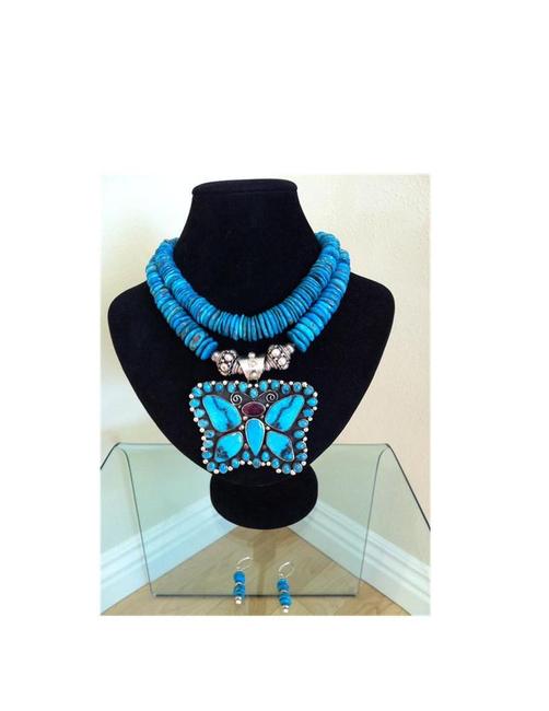 Turquoise Necklace Marti Designs by Marti Oppenheimer