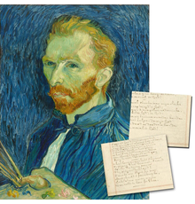 Paper fragment inscribed on both sides with about 115 full and partial words in the hand of Dutch artist Vincent Van Gogh, in English and in Dutch (estimate: $40,000-$50,000).  