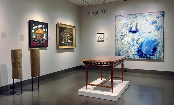 Installation view of Vis à Vis exhibition at Hirschl & Adler.