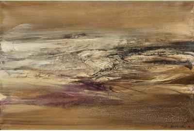 Zao Wou-Ki (1920-2013), 02.01.64, 1964.  Est.  $200,000-400,000.  Lot 54