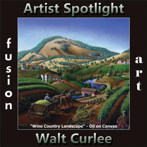 Walt Curlee is Fusion Art’s Traditional Artist Spotlight Winner for October 2019 www.fusionartps.com