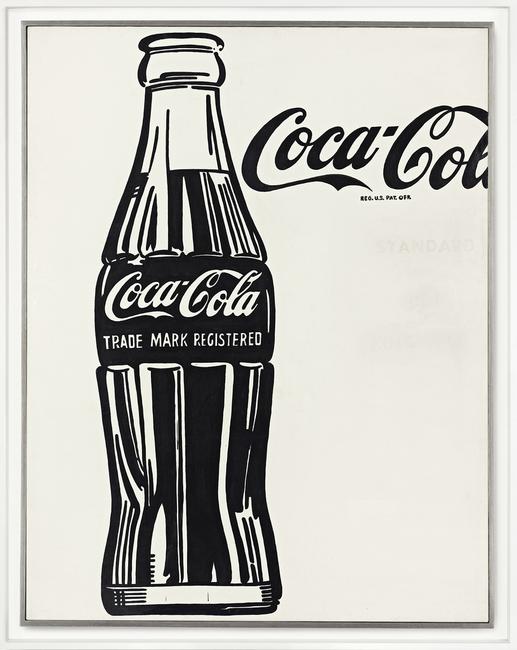 Andy Warhol, Coca-Cola [3], 1962.Casein on canvas.