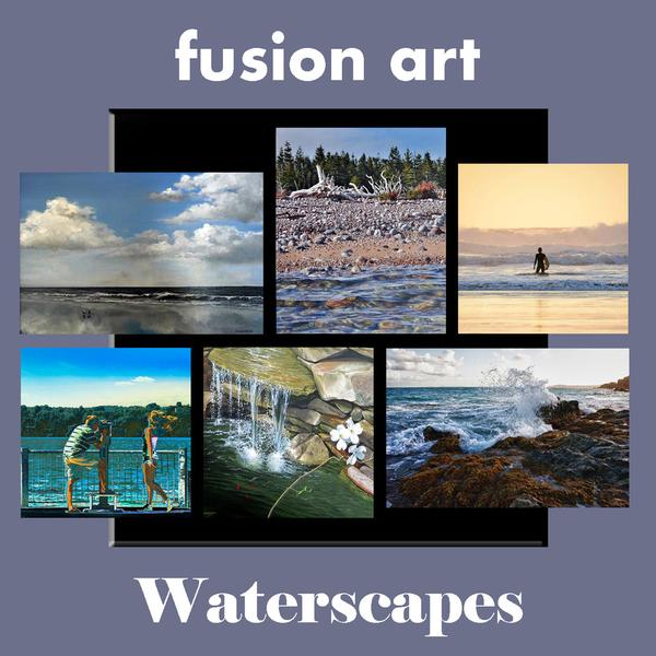 "Waterscapes" International Juried Art Exhibition is Now Open.  www.fusionartps.com