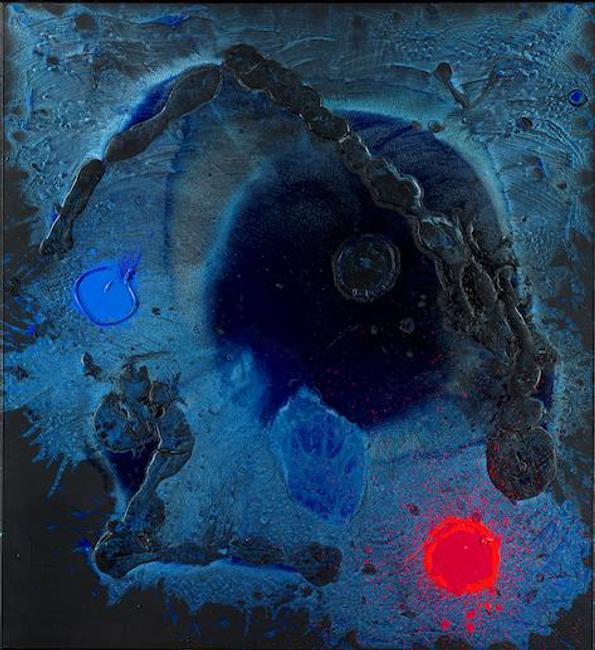 John Hoyland, When Time Began (Mysteries 11) 15.11.10, 2010, 60 x 55 inches, acrylic on canvas