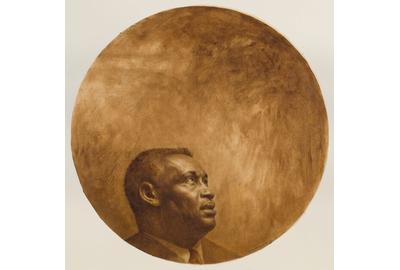 Image: Charles White (1918-1979), Paul Robeson, 1973, oil and graphite on illustration board, 48 x 47 ½ inches, signed