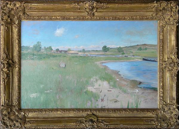 William Merritt Chase, Shinneock Hills from Canoe Place, Long Island.  Oil on canvas.  From Art Link International.  