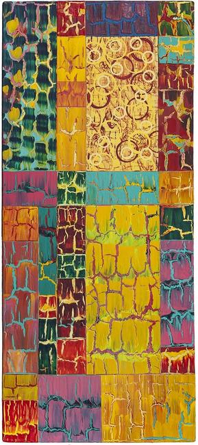 William T.  Williams (b.1942), "Things Unknown," 1988-2003, acrylic on canvas, 65" x 28 1/2" / 165.1 x 72.4 cm, signed and dated