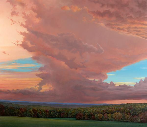 Tom Yost, 'Storm Approaching Painter Ridge, 2016,' oil on linen, 30 x 35 inches, signed and dated lower right: Yost 2016