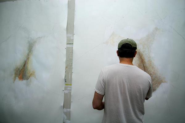 TIM YOUD IN HIS STUDIO, 2012