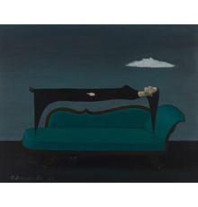 LOT 30: Gertrude Abercrombie, Levitation, 1964.  Estimate $10,000-20,000.  Tradition & Innovation, December 3, 2020.  