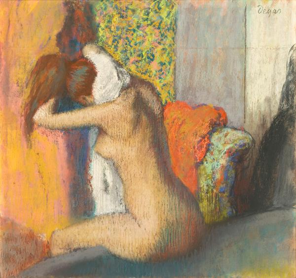 Edgar Degas, After the Bath, Woman Drying Her Neck, 1886-95, Musée d'Orsay