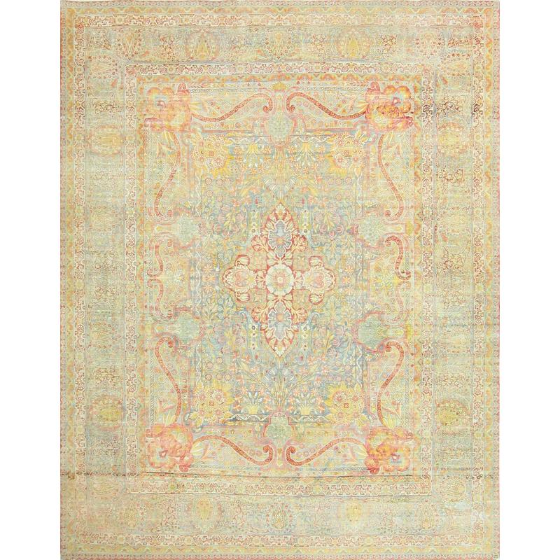 Antique Persian Kerman Carpet 48296 by Nazmiyal