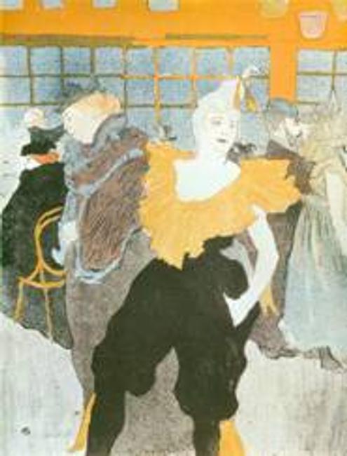 Henri de Toulouse-Lautrec, “La Clownesse au Moulin Rouge” (1897) from the Stein Collection.