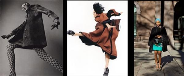 LEFT: Diana Newman, 1966.  Neal Barr (American, born 1932).  Gelatin silver print.  The J.  Paul Getty Museum, Los Angeles © Neal Barr.  CENTER: Yohji Yamamoto, Autumn/Winter 1995, 1995.  David Sims (British, born 1966).  Chromogenic print.  Courtesy of and © David Sims.  RIGHT: Style Profile, Ni’ma Ford, December 22, 2011, 2011.  Scott Schuman (American, born 1968).  Pigment print.  Courtesy Danziger Gallery.  © The Sartorialist, Scott Schuman