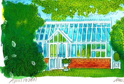 Fine Art Daily, Greenhouse at The Inn at Perry Cabin